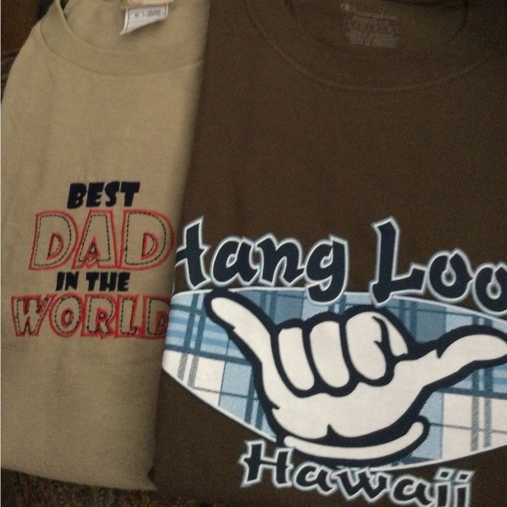 🍒 New Bundle- Man Brown and Tan T-Shirts.